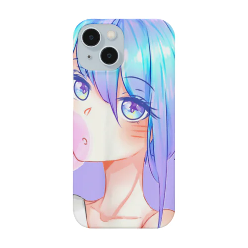 バブルガムを噛むアニメガール 日本の美学 アニメオタク Smartphone Case