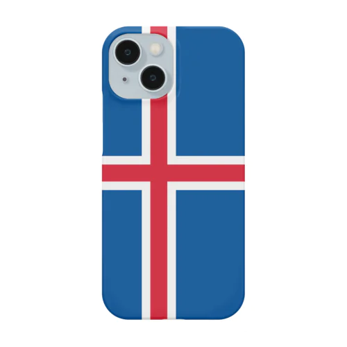 アイスランドの国旗 スマホケース