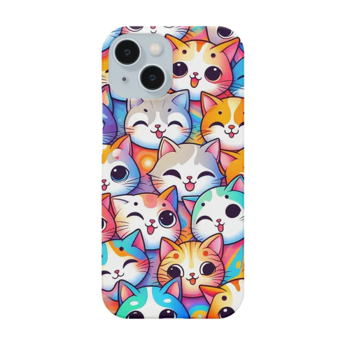 ニャンとも猫まみれスマホケース【その１】 Smartphone Case