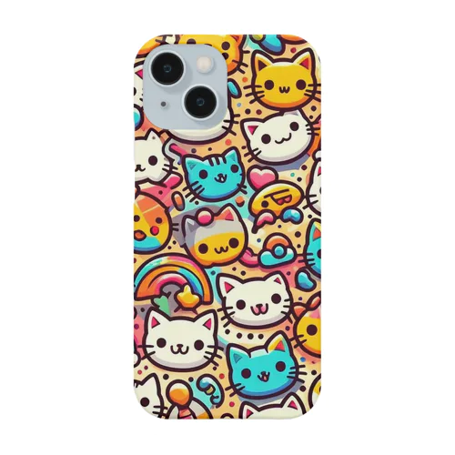 ニャンとも猫まみれスマホケース【その3】 Smartphone Case