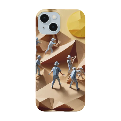 折り紙のイラスト_047 iPhone Smartphone Case