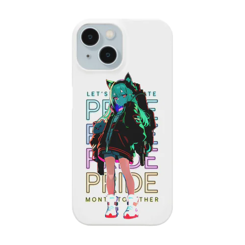 娘々➰コード反転　ver.サイバー白&黒💕 Smartphone Case