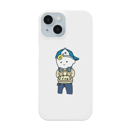 道行く犬を撫でたい男子 Smartphone Case