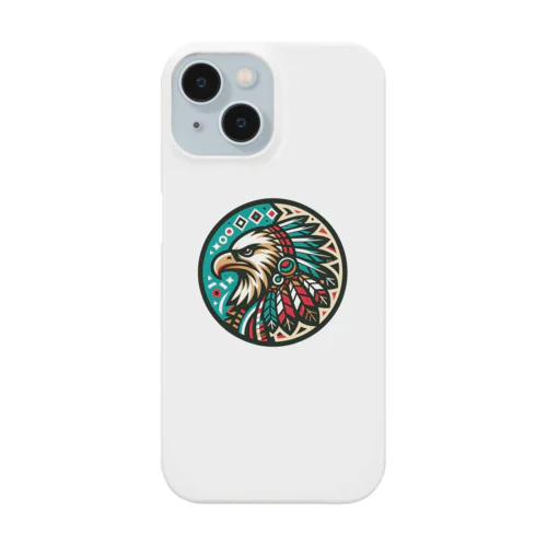 Native American eagle スマホケース