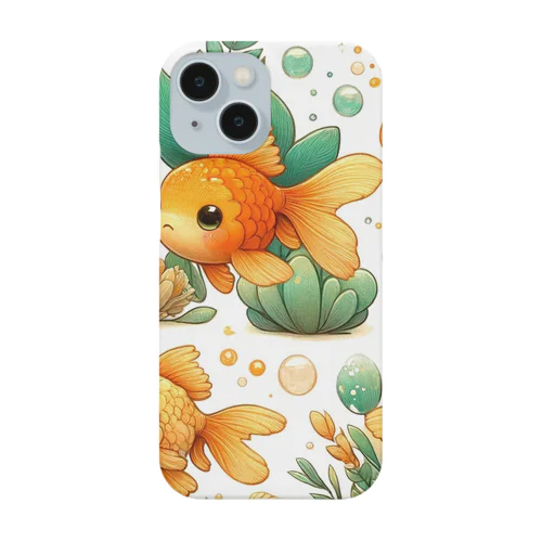 Tiny and adorable goldfish Smartphone Case