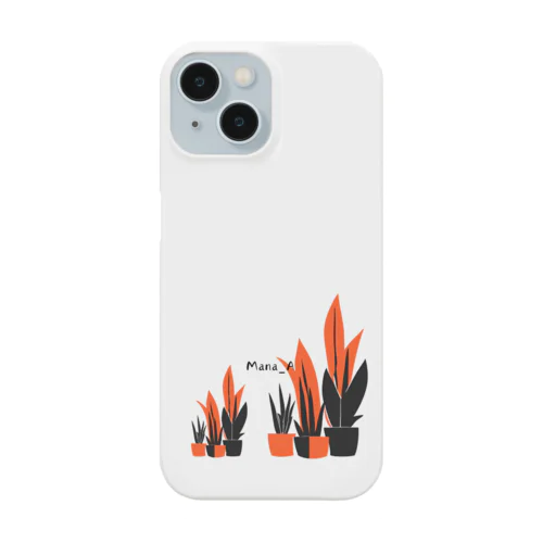 カラフルSansevieria Smartphone Case