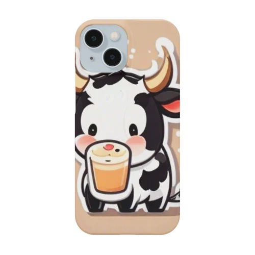 牛が牛乳 Smartphone Case