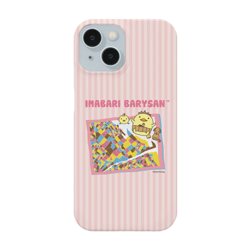 バリィさん×今治城スマホケース(ストライプ柄) Smartphone Case