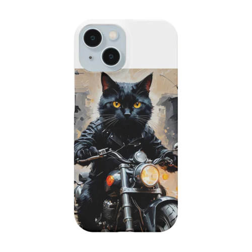 ファンキーな黒猫 Smartphone Case