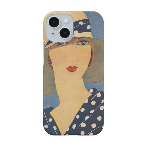 lady wearing a sun hat Smartphone Case