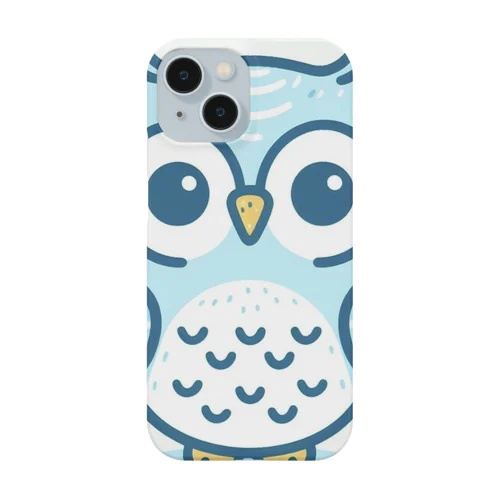 可愛いフクロウのキャラクターグッズです Smartphone Case