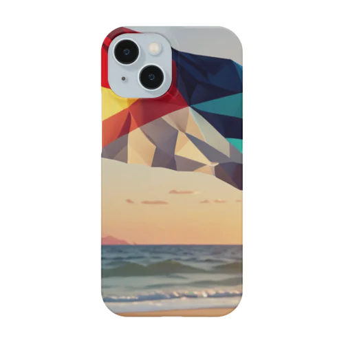風になびくビーチフラッグ Smartphone Case