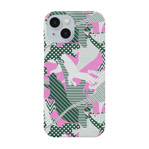 恐竜カモ　ピンク Smartphone Case