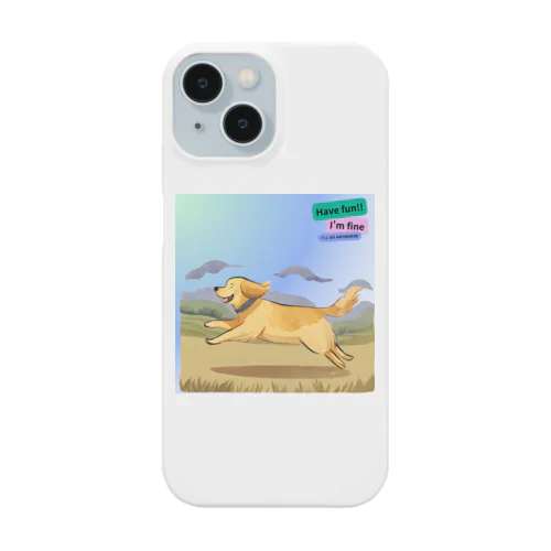 running dog 《ごーるでん》 Smartphone Case