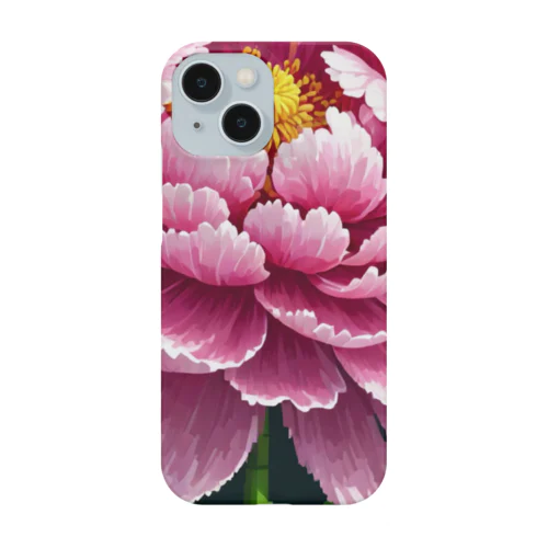 ピクセルアートの5月_芍薬 Smartphone Case