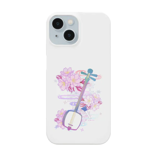 三味線 -雪月花- 【桜】 Smartphone Case