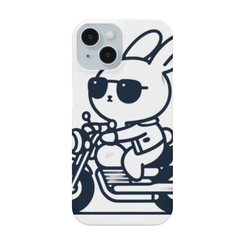 バイクに乗ったうさぎ Smartphone Case