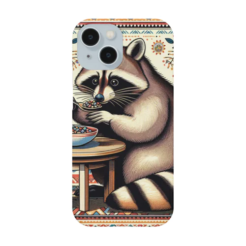 アライグマの食事（テキスタイルver.） Smartphone Case