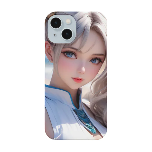 ドラゴン娘 白髪和服美女シリーズ 0004 Smartphone Case