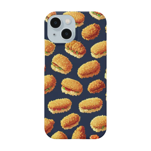 ドット絵シリーズ７チキンサンドはいかが？ スマホケース