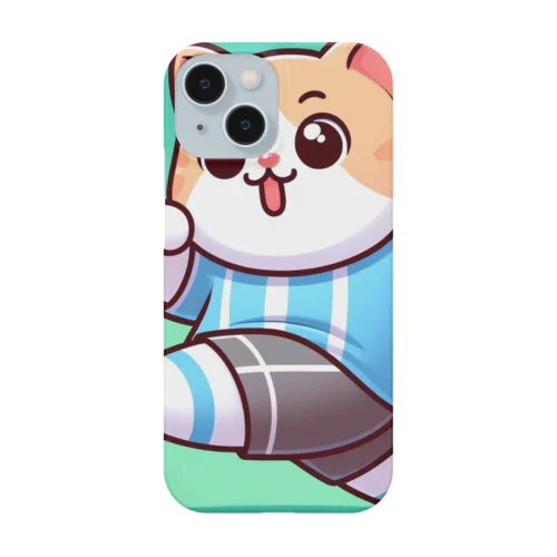 シュートをする猫 Smartphone Case