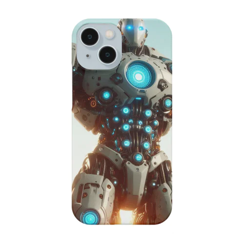 未来を担うヒーロー：人型ロボット「BLUE」 Smartphone Case