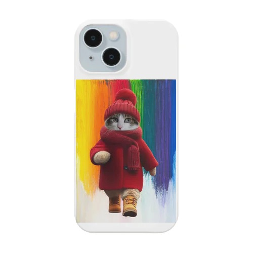 猫のゆずと７COLORS Smartphone Case