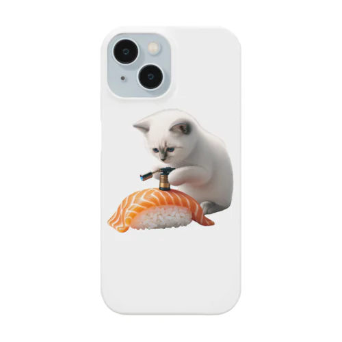 【炙りサーモン】寿司職人猫🐱 Smartphone Case