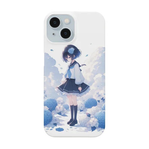 紫陽花と積乱雲 Smartphone Case