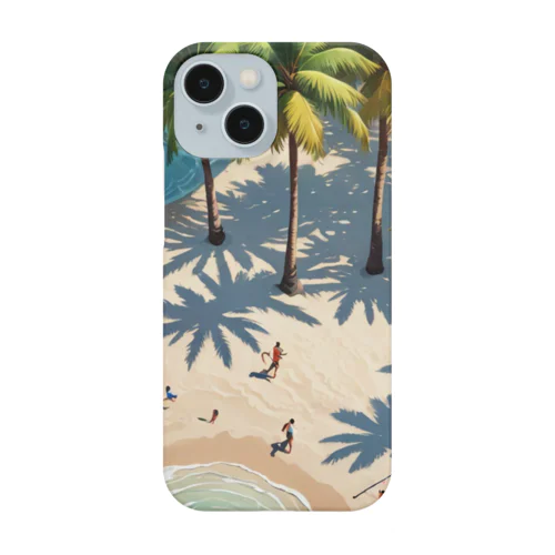 パームツリー沿い　ビーチ Smartphone Case