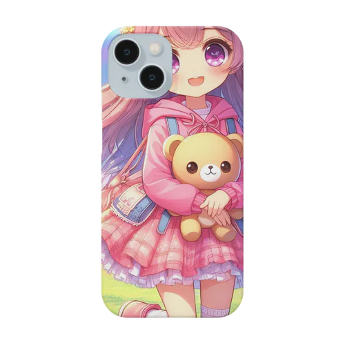 ロリ　少女　ピンク髪 Smartphone Case