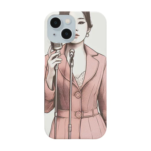 哀愁を持つ女性シンガー Smartphone Case