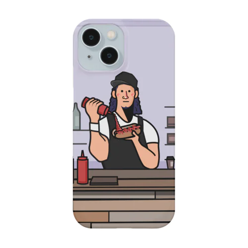 LIbero_orso ケチャップドバドバ店員 Smartphone Case