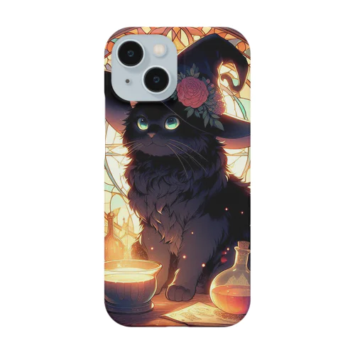 「魔法使いの黒猫」と呼ばれる不思議な存在 Smartphone Case