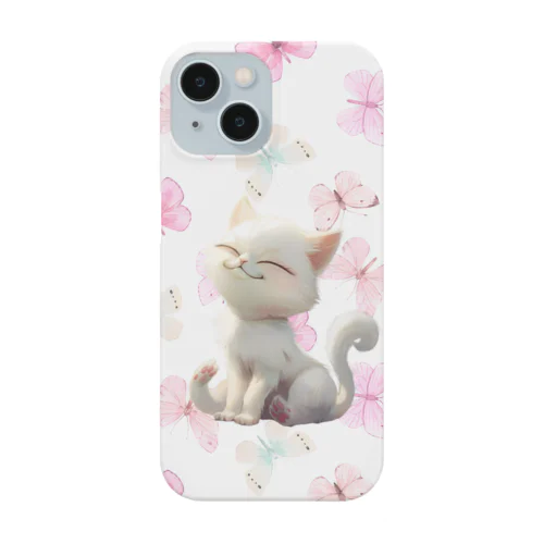 Cat and Butterfly Waltz Smartphone Case