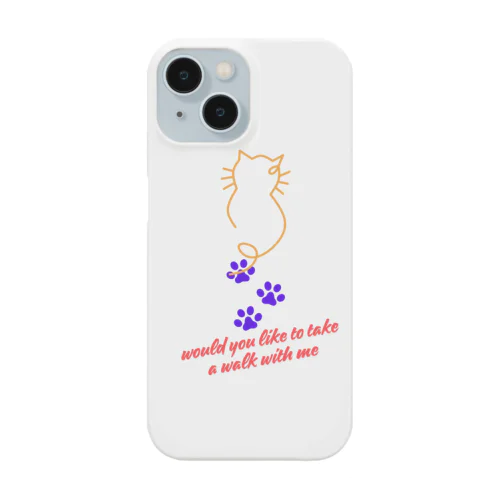 お散歩してる猫🐈 Smartphone Case