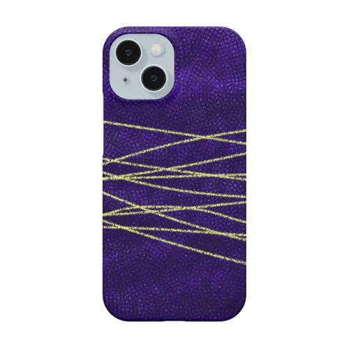 Yellow wires after sunset Smartphone Case