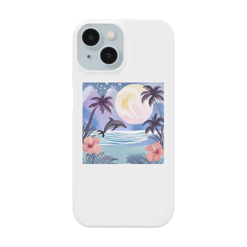 イルカと満月 Smartphone Case