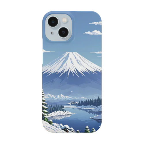 Mount Fuji　富士山(冬) スマホケース