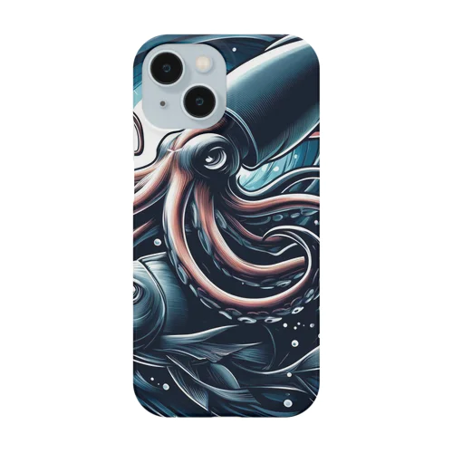 捕食する大王イカ Smartphone Case