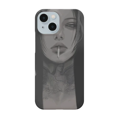 smoking girl Smartphone Case