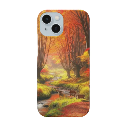 「秋風景グッズ」 Smartphone Case