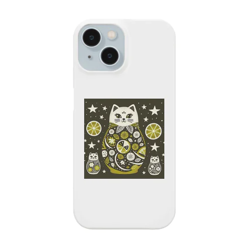 猫のマトリョーシカ（レモン） Smartphone Case