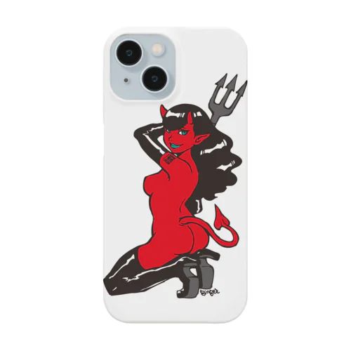 Red Devil Girl  Smartphone Case