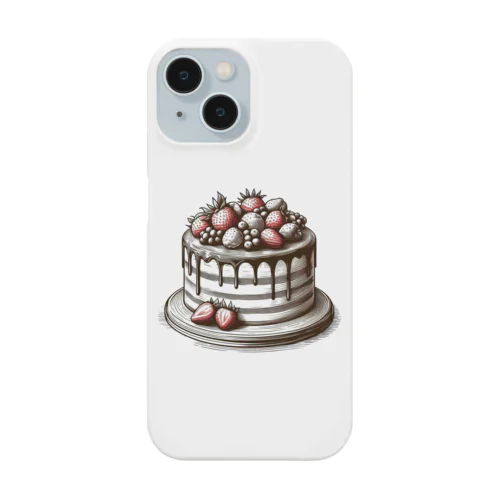 手書き風ケーキ Smartphone Case