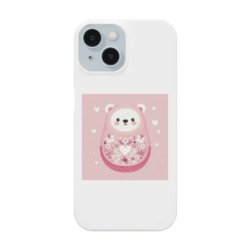 クマのマトリョーシカ（ピンク） Smartphone Case