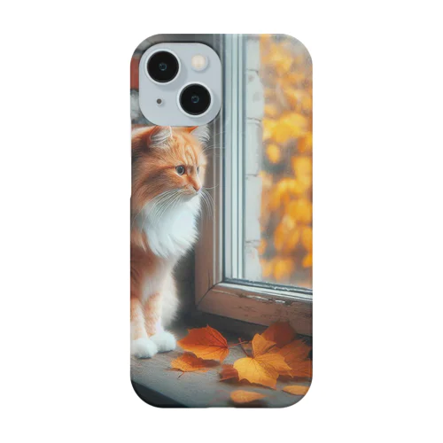 未来を見つめる哀愁CAT Smartphone Case