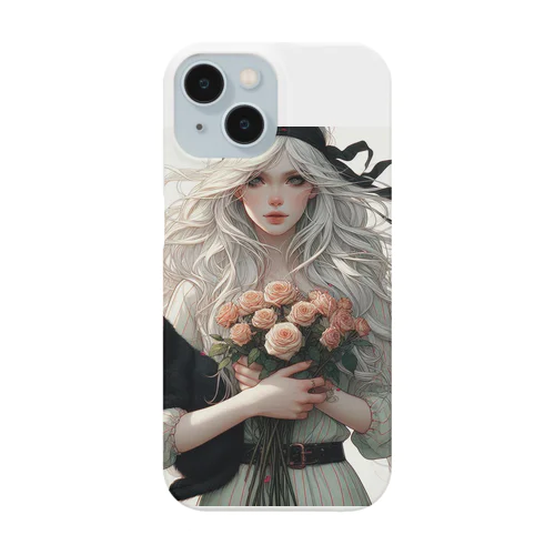 誕生日に薔薇を贈る Smartphone Case