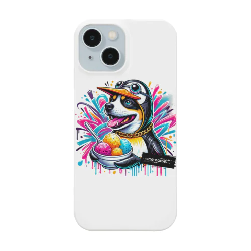 グラフティ イヌ✖️ペンギン スマホケース