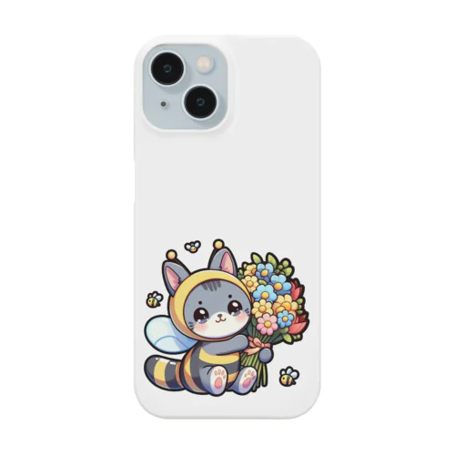 花束きぐるみネコ Smartphone Case